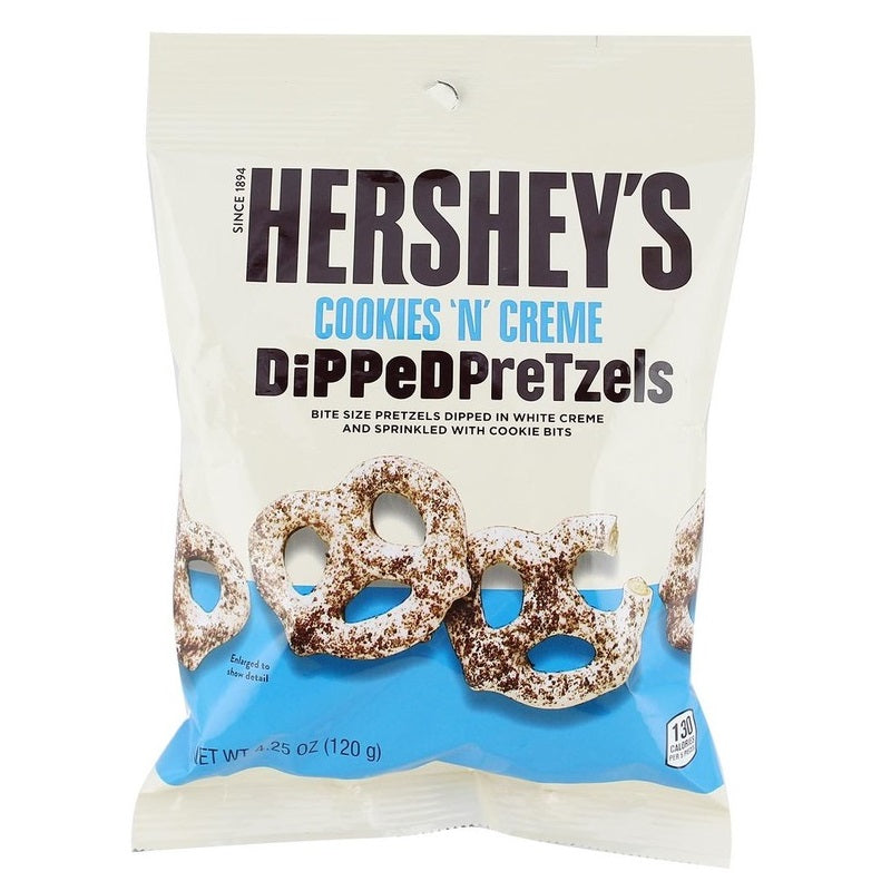 Hersheys Cookies 'n' Creme Dipped Pretzels 120g