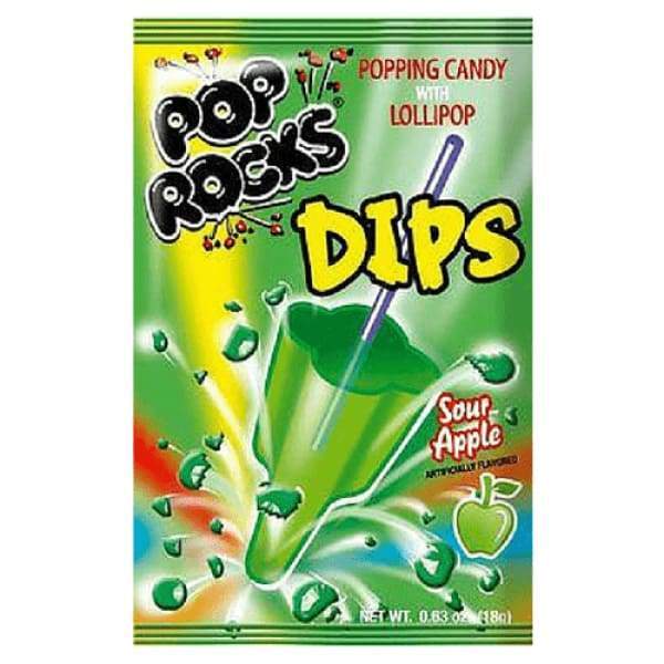 Pop Rocks Sour Apple Dips 18g