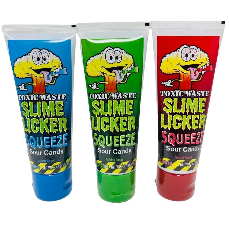 Toxic Waste Slime Licker Sour Squeeze Candy 70g (Sold Individually)