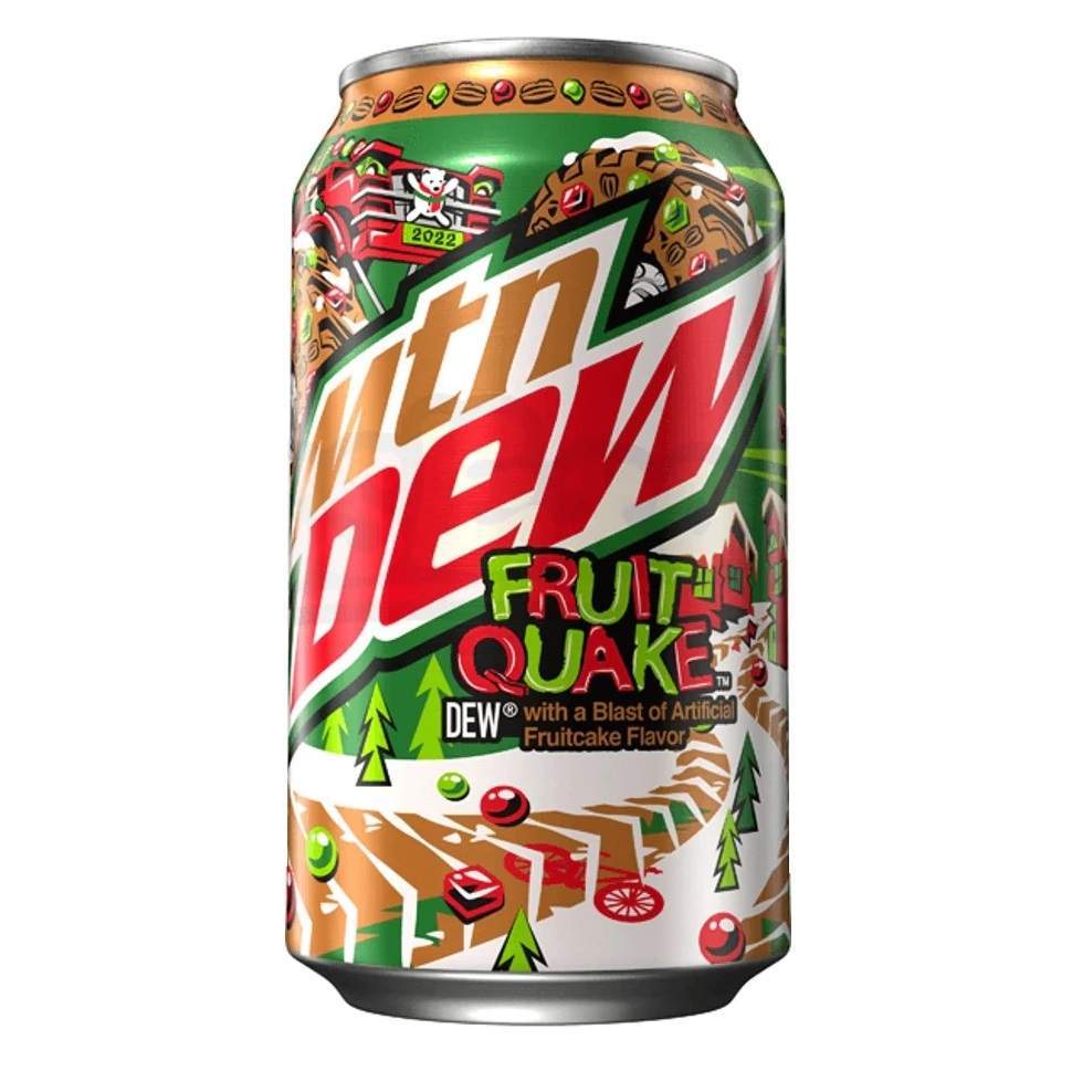 Mountain Dew Fruit Quake 355mL