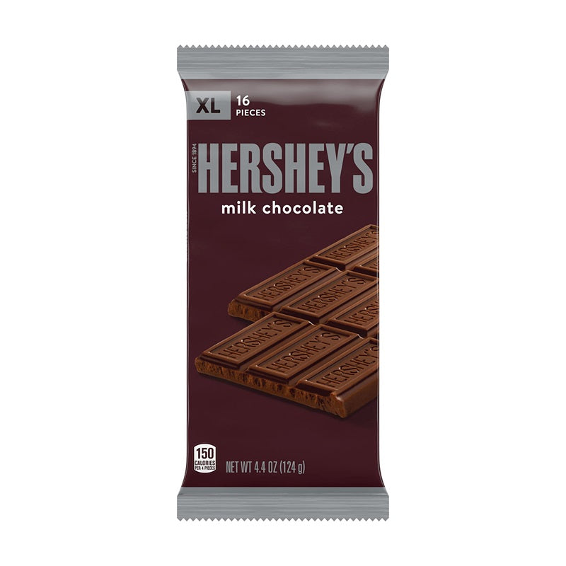 Hersheys Milk Choc Block 124g