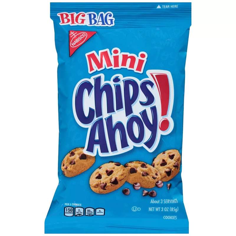 Mini Chips Ahoy Cookies Big Bag 85g