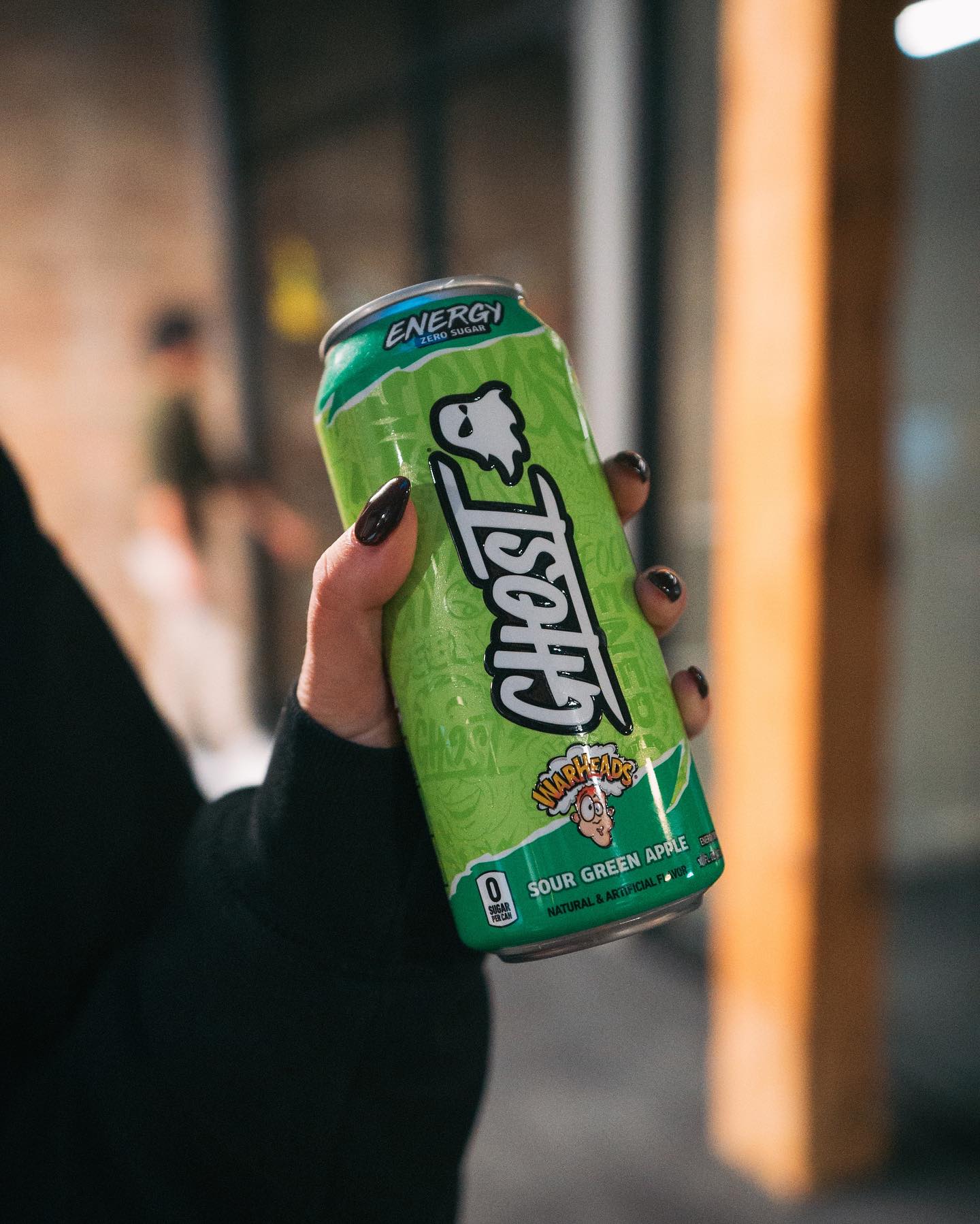 Ghost Sour Green Apple Energy Drink 473mL