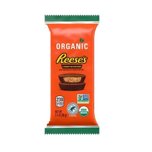 Reeses 2 Peanut Butter Cups Organic 39g