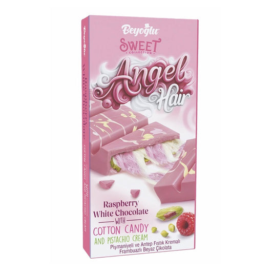 Angel Hair Raspberry White Choclate 170g