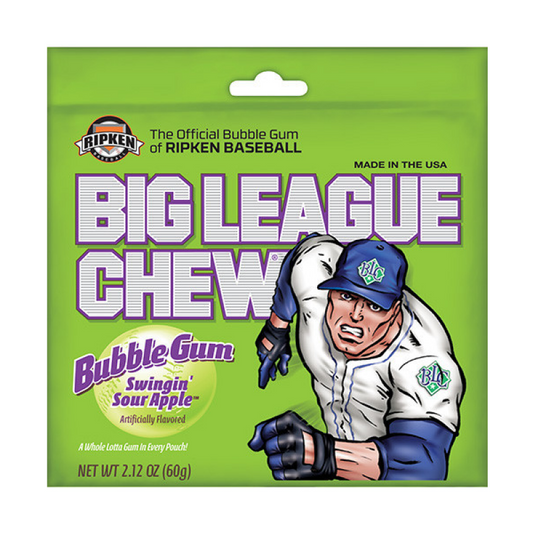 Big League Chew Swingin Sour Apple 60g