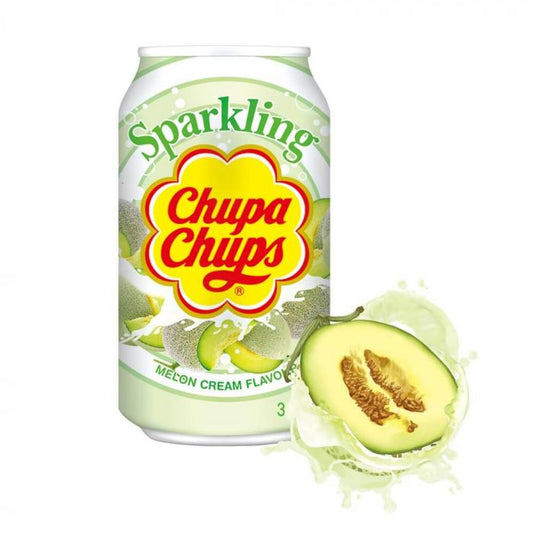 Chupa Chups Sparkling Melon Cream 345mL
