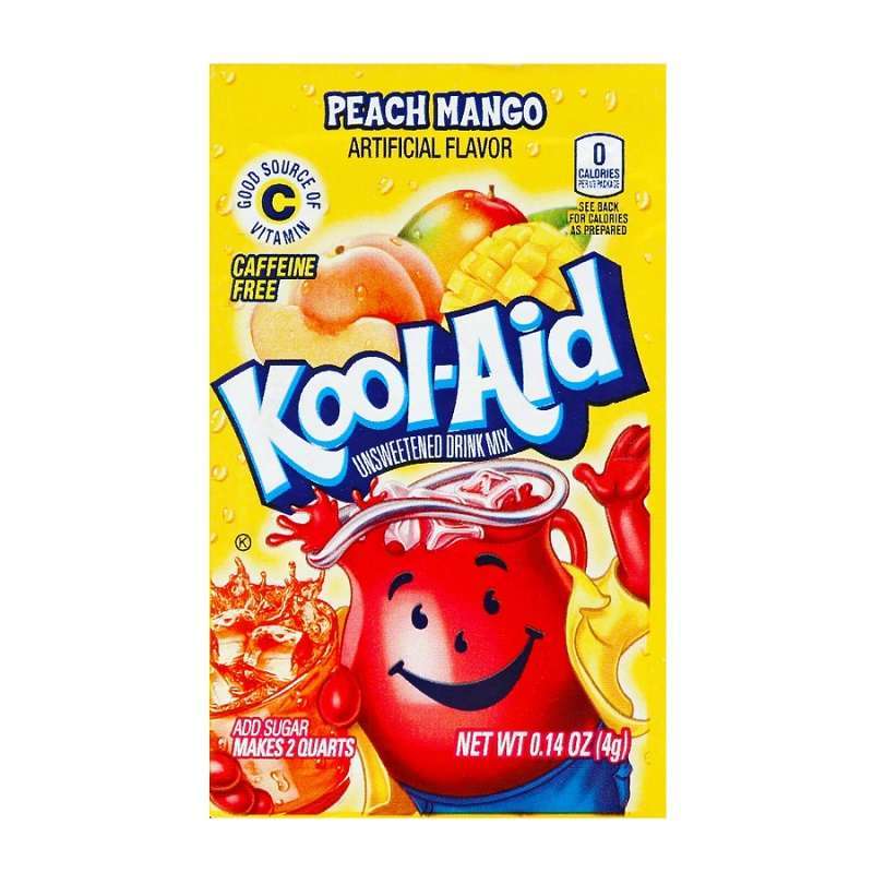 Kool Aid Peach Mango Drink Mix 3.9g