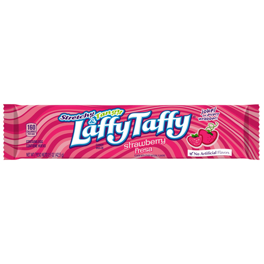 Laffy Taffy Candy Stretchy & Tangy Strawberry 42.5g