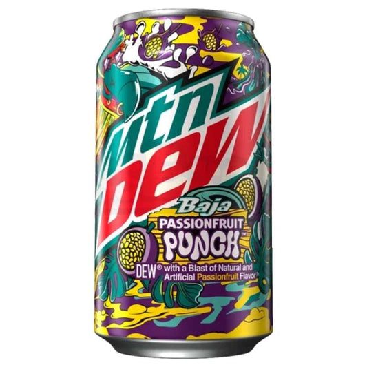 Mountain Dew Passion Fruit Punch 355mL