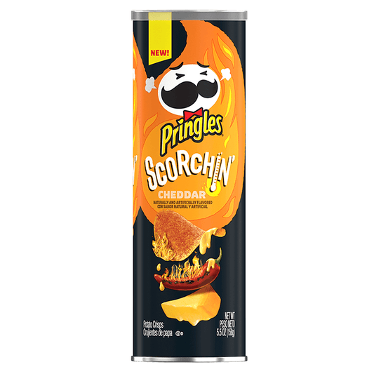 Pringles Scorchin Cheddar 158g