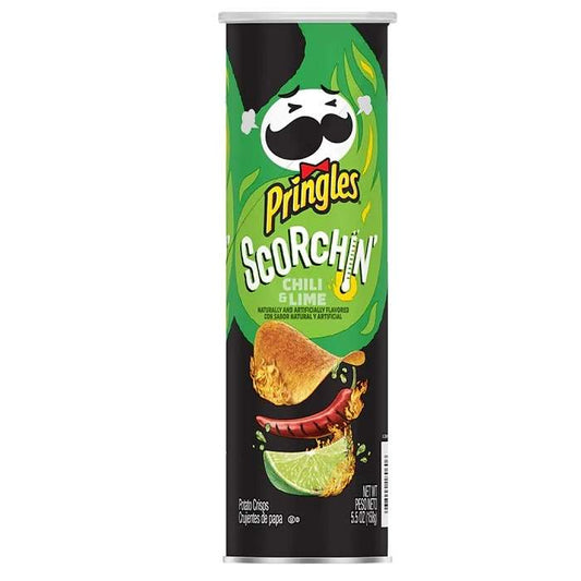 Pringles Scorchin Chili & Lime 158g