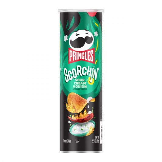 Pringles Scorchin Sour Cream & Onion 158g