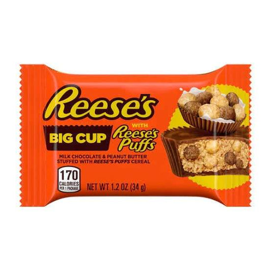 Reeses Big Cup With Reeses Puffs 34g