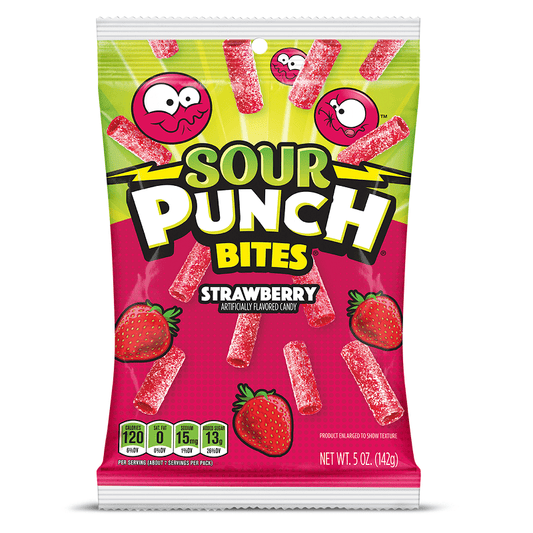 Sour Punch Bites Strawberry 142g