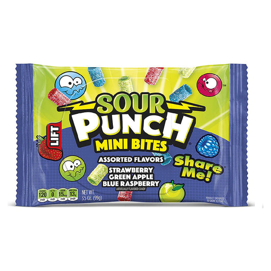 Sour Punch Mini Bites Assorted Flavor 99g