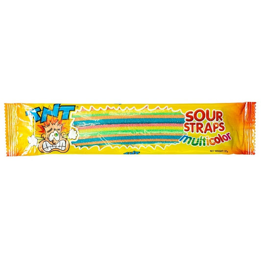 TNT Sour Straps Multicolour 57g