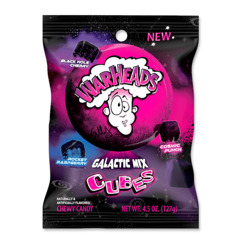 Warheads Galactic Mix Cubes 127g