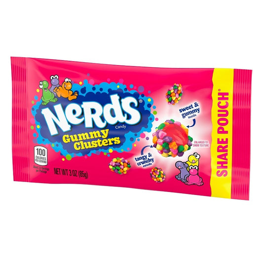 Wonka Nerds Gummy Clusters Pouch 85g