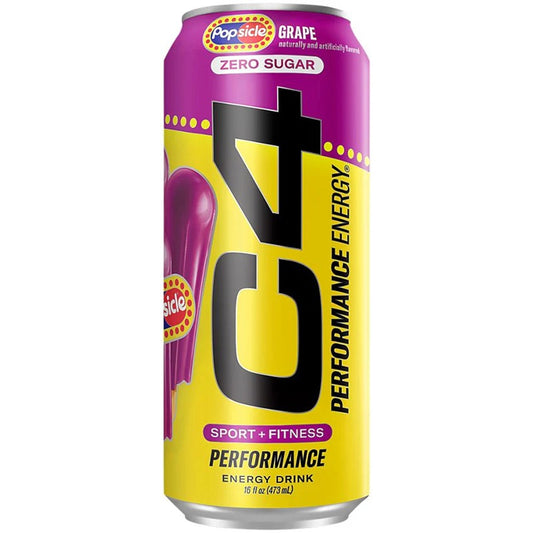 C4 Popsicle Grape Energy Drink 473mL