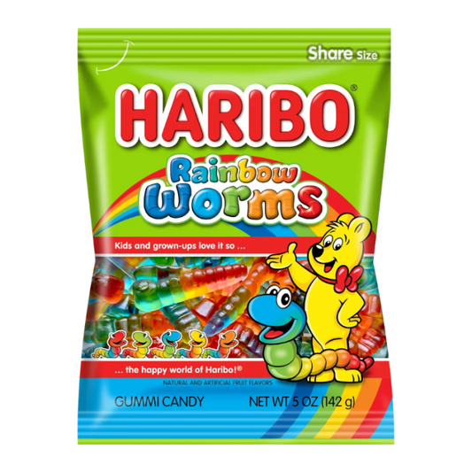 Haribo Rainbow Worms 142g