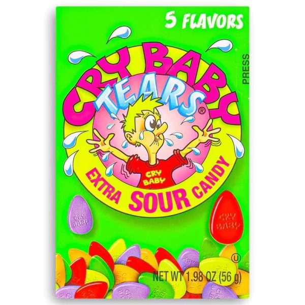 2022 Tootsie Roll Cry Baby Extra Sour Bubble Gumballs, 24 pack of 9-Gumball  Tubes jesusimoveispaty.com.br