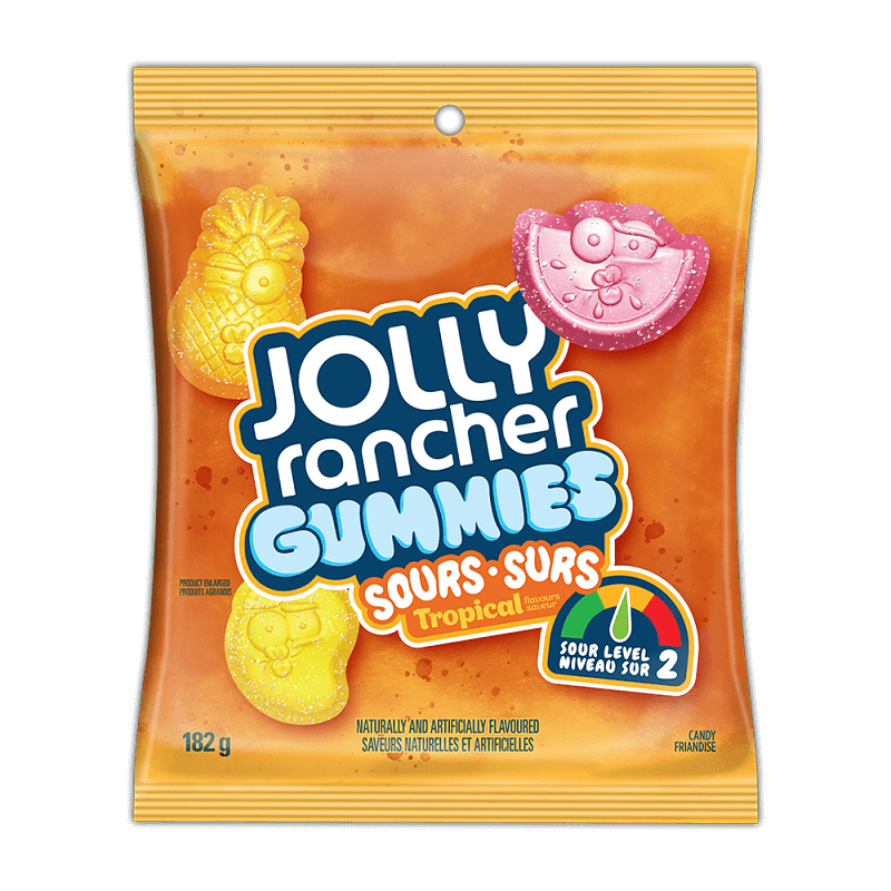 Jolly Rancher Sour Surs Tropical 182g | American Candy Store Australia