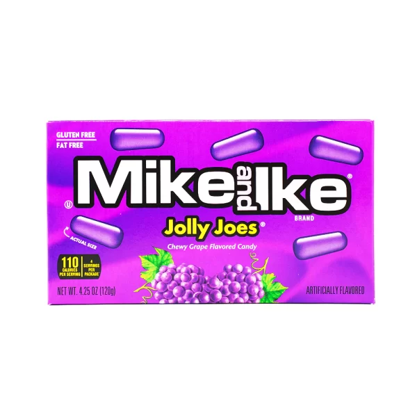Mike and Ike Jolly Joes Grape 120g