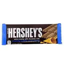 Hersheys Extra Creamy Milk Choc w Crunchy Waffle Cone Pieces KS 70g